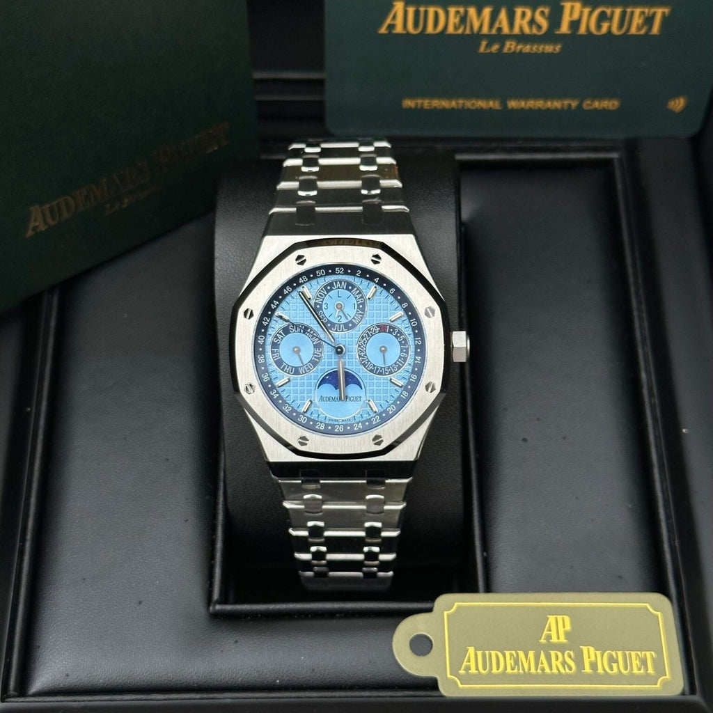 Audemars Piguet Royal Oak 26574ST Watch Blue Dial 41mm