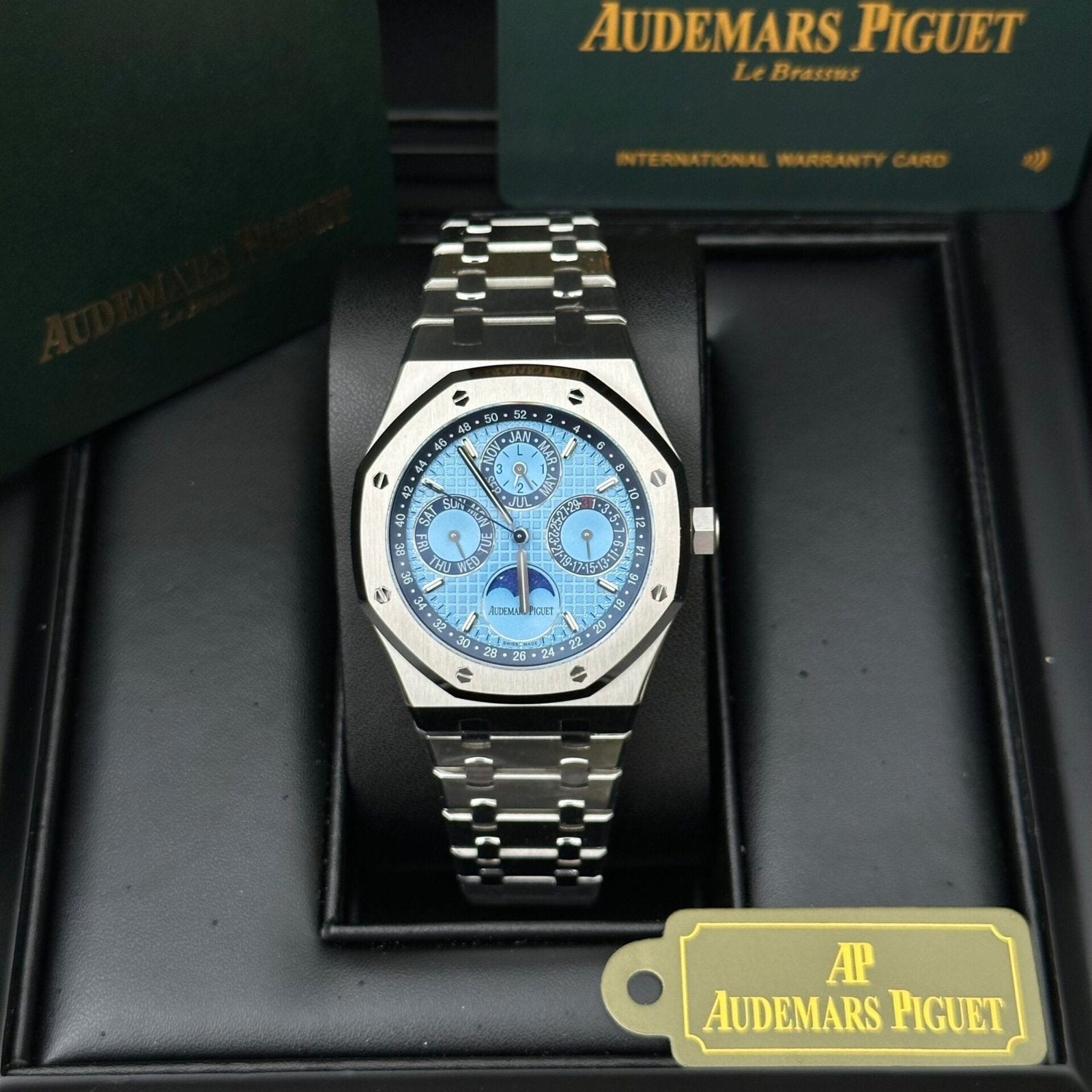 Audemars Piguet Royal Oak 26574ST Watch Blue Dial 41mm