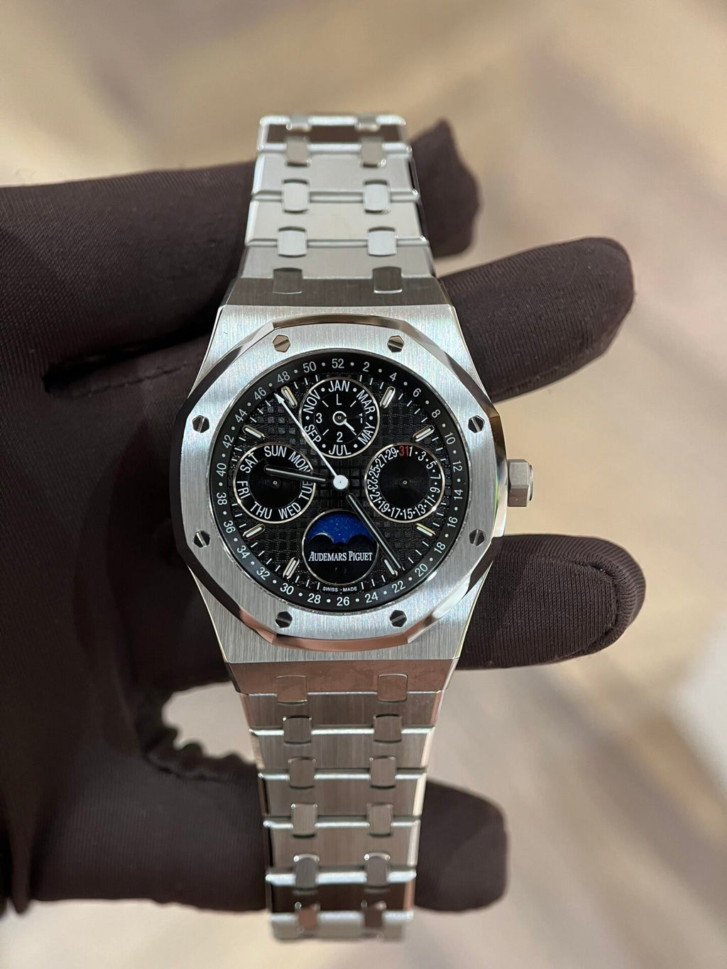 Audemars Piguet Watch Royal Oak 26574ST Black Dial 41mm