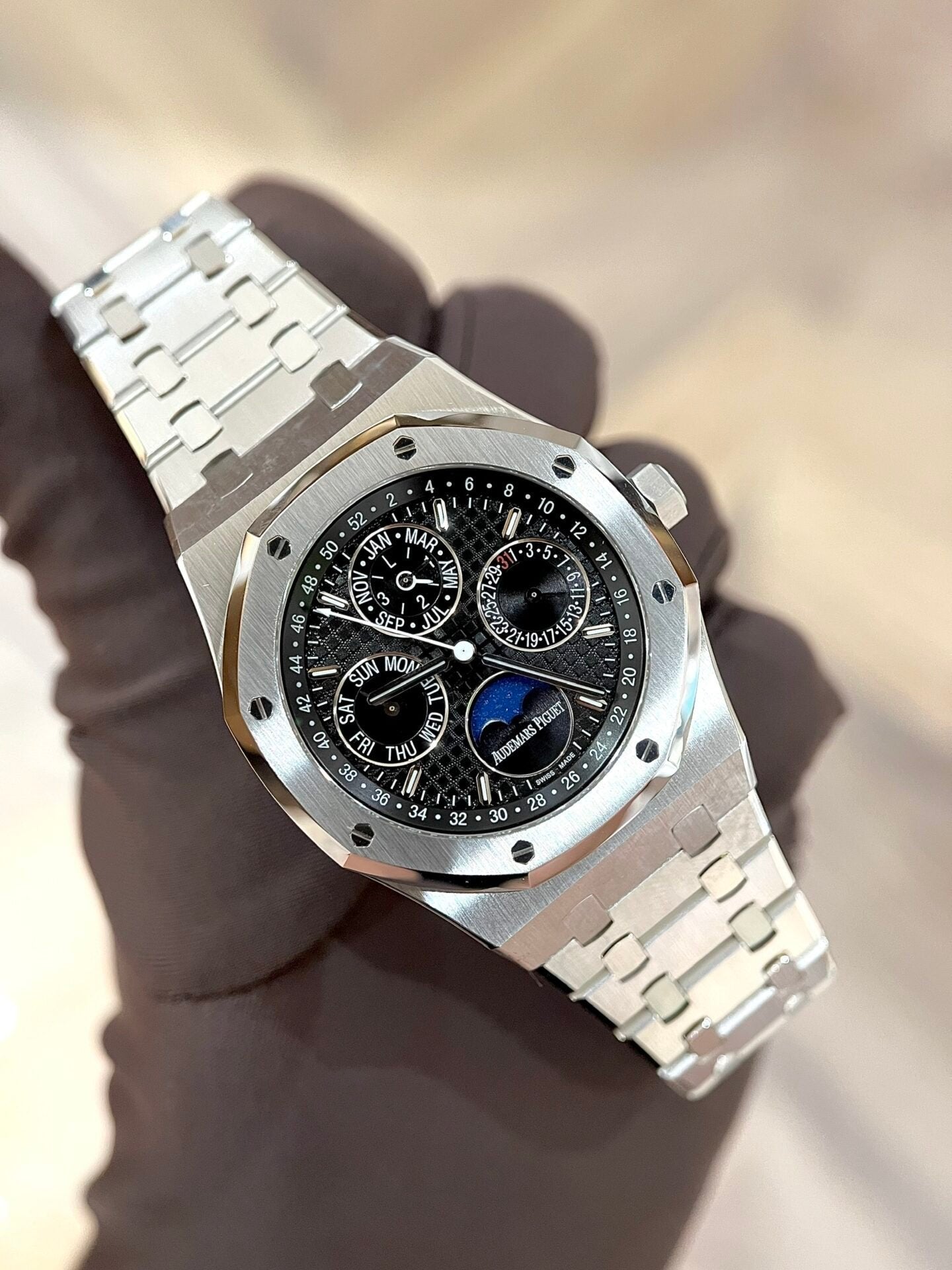 Audemars Piguet Watch Royal Oak 26574ST Black Dial 41mm