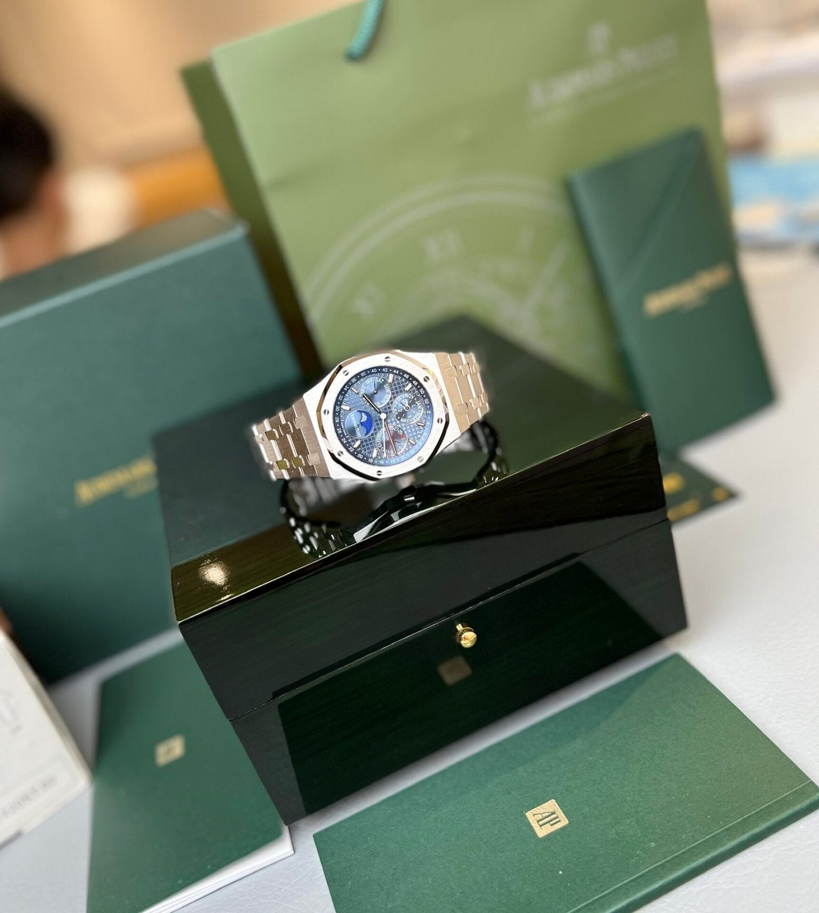 Audemars Piguet Watch Royal Oak 26574ST Blue Dial 41mm