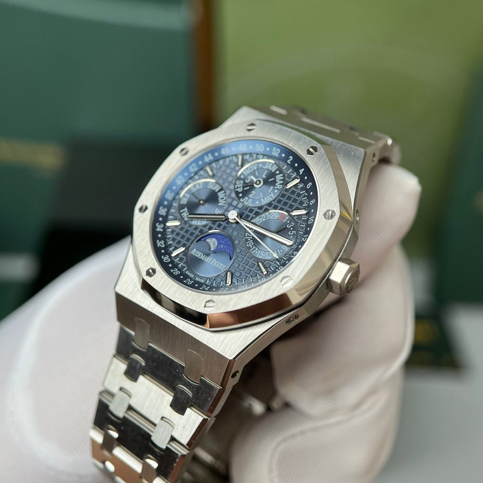 Audemars Piguet Watch Royal Oak 26574ST Blue Dial 41mm