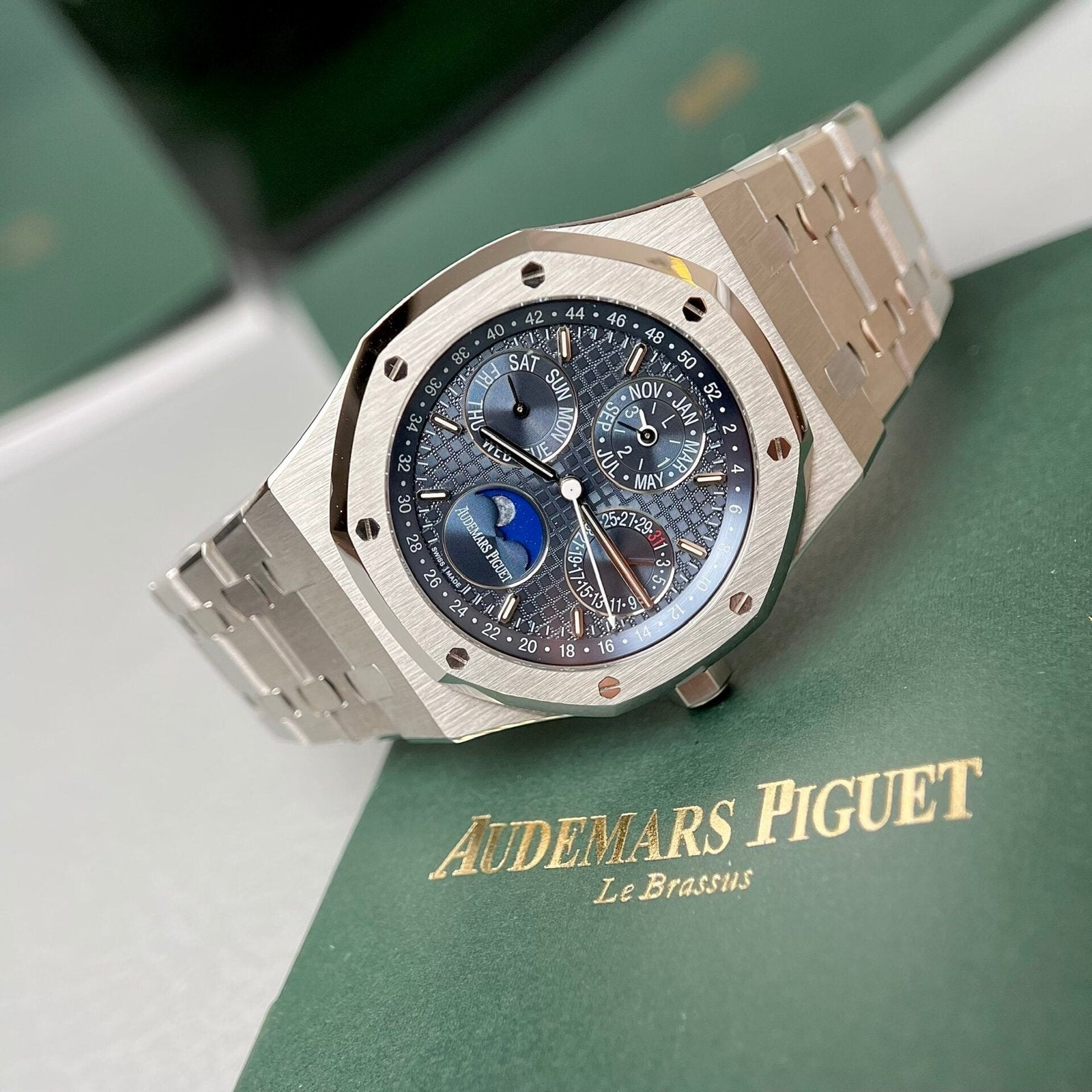 Audemars Piguet Watch Royal Oak 26574ST Blue Dial 41mm