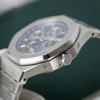 Audemars Piguet Royal Oak 26574TI Watch Blue Dial Metal Wire 41mm