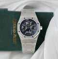 Audemars Piguet Royal Oak 26574TI Watch Blue Dial Metal Wire 41mm