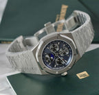 Audemars Piguet Royal Oak 26574TI Watch Blue Dial Metal Wire 41mm