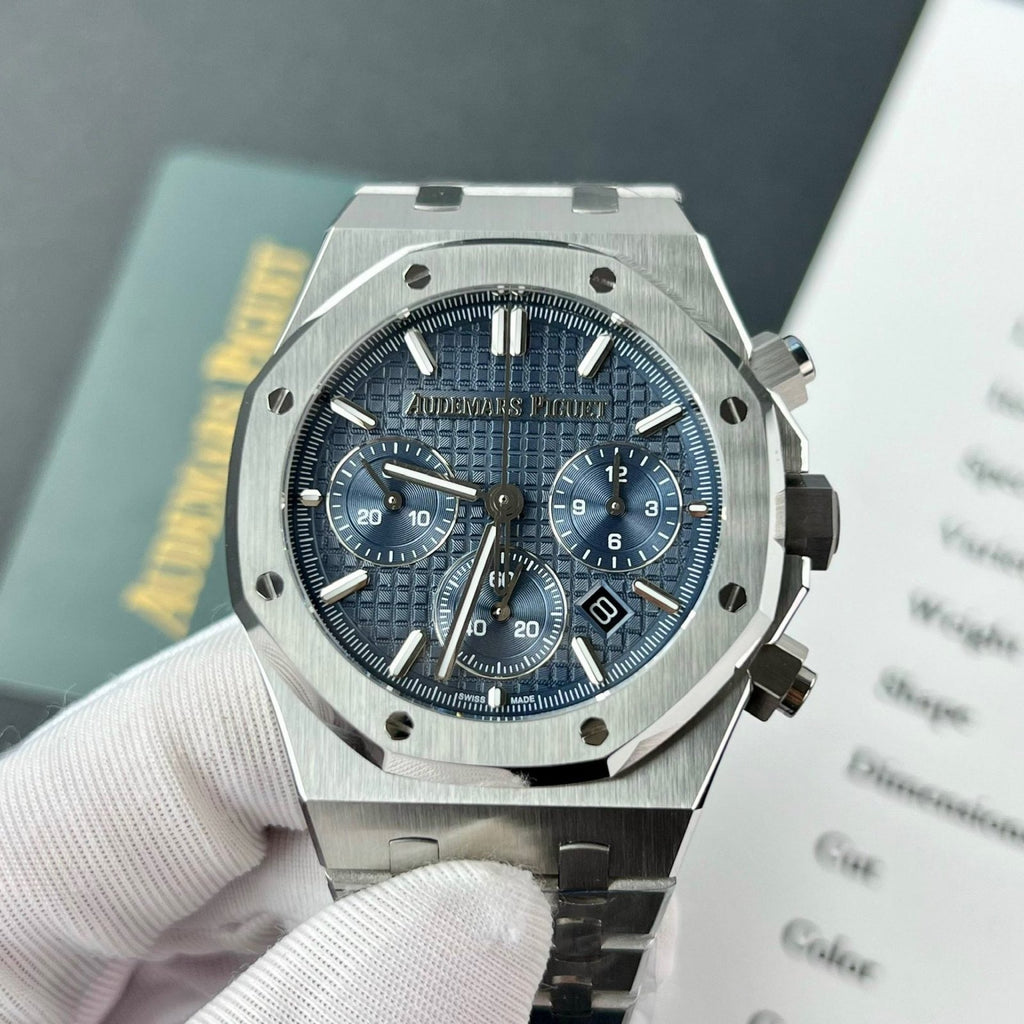 Audemars Piguet Royal Oak 26715ST Blue Dial Watch 38mm