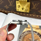 Audemars Piguet Royal Oak 77450 Watch Tiffany Dial Metal Wire 34mm