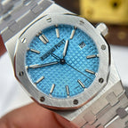Audemars Piguet Royal Oak 77450 Watch Tiffany Dial Metal Wire 34mm