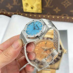 Audemars Piguet Royal Oak 77450 Watch Tiffany Dial Metal Wire 34mm