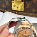 Audemars Piguet Royal Oak 77450 Watch Tiffany Dial Metal Wire 34mm