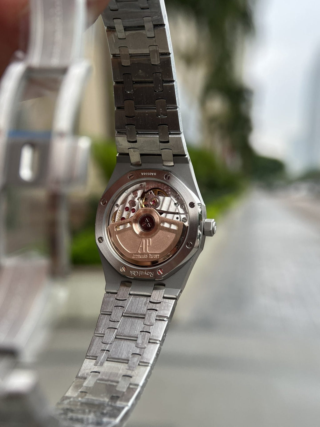 Audemars Piguet Watch Royal Oak White Dial Metal Wire 34mm