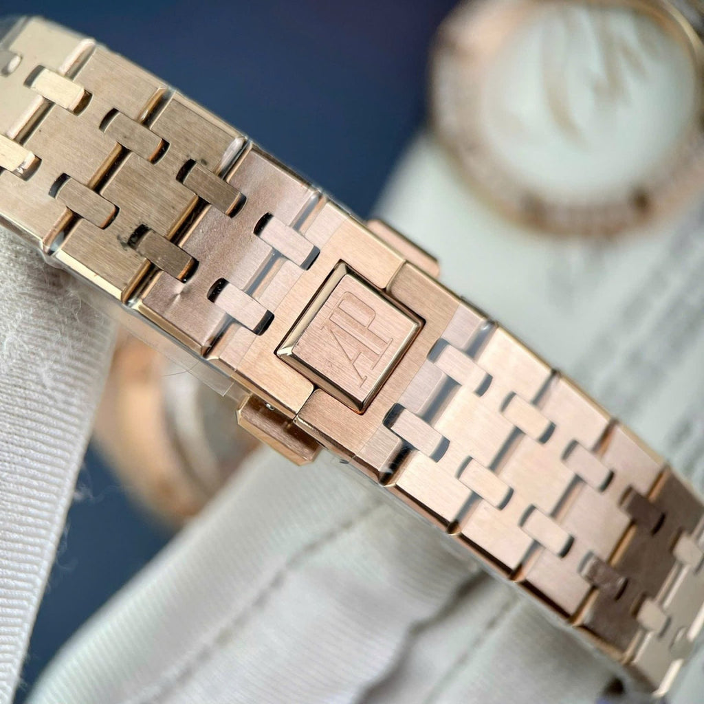 Audemars Piguet Royal Oak Bezel Diamonds Moissanite 34mm