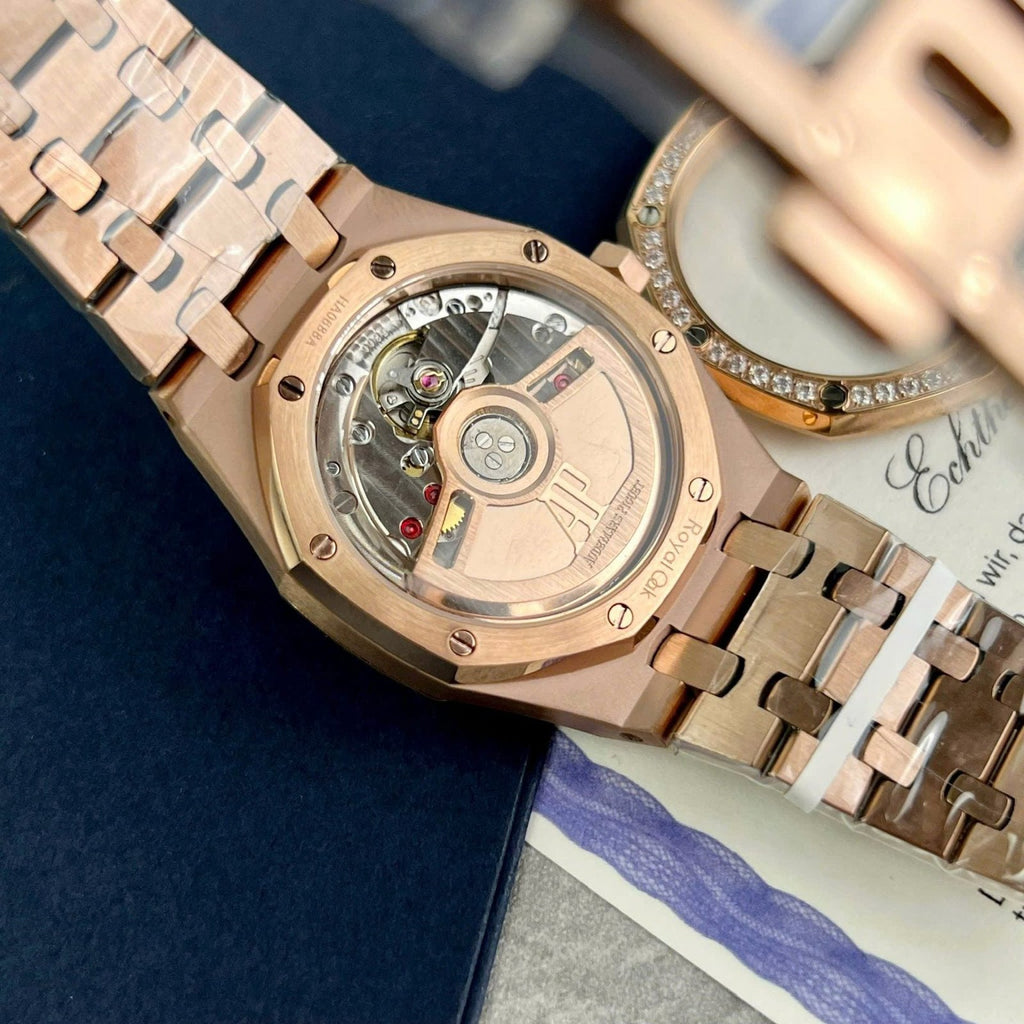 Audemars Piguet Royal Oak Bezel Diamonds Moissanite 34mm