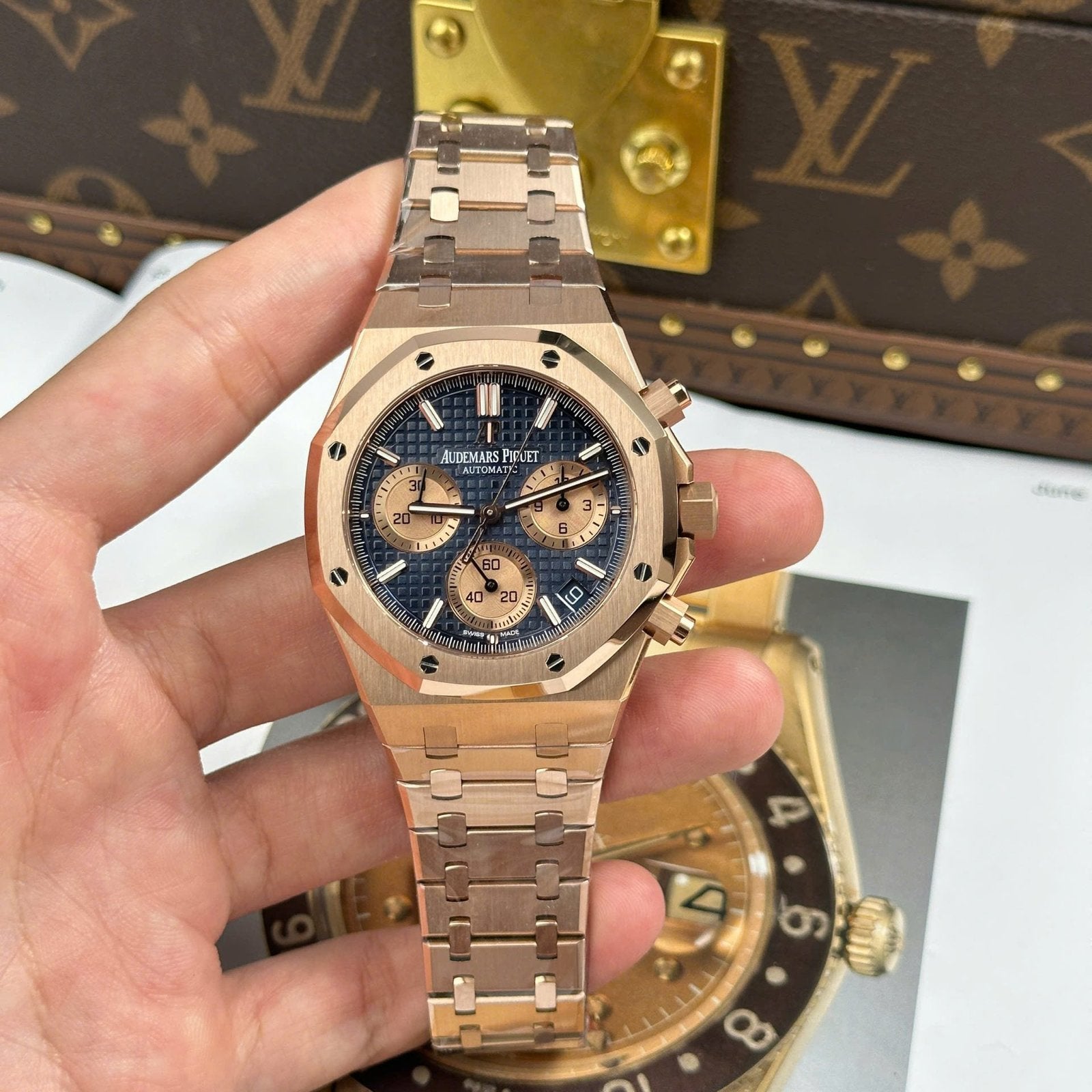 Audemars Piguet Watch Royal Oak Chronograph 26239 Blue Dial New 2025 41mm