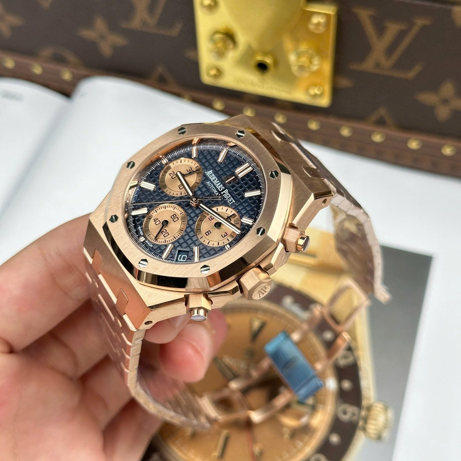 Audemars Piguet Watch Royal Oak Chronograph 26239 Blue Dial New 2025 41mm