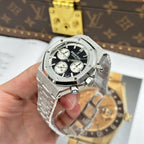 Audemars Piguet Watch Royal Oak Chronograph Frosted Gold 26240 Black Dial 41mm