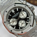 Audemars Piguet Watch Royal Oak Chronograph Frosted Gold 26240 Black Dial 41mm