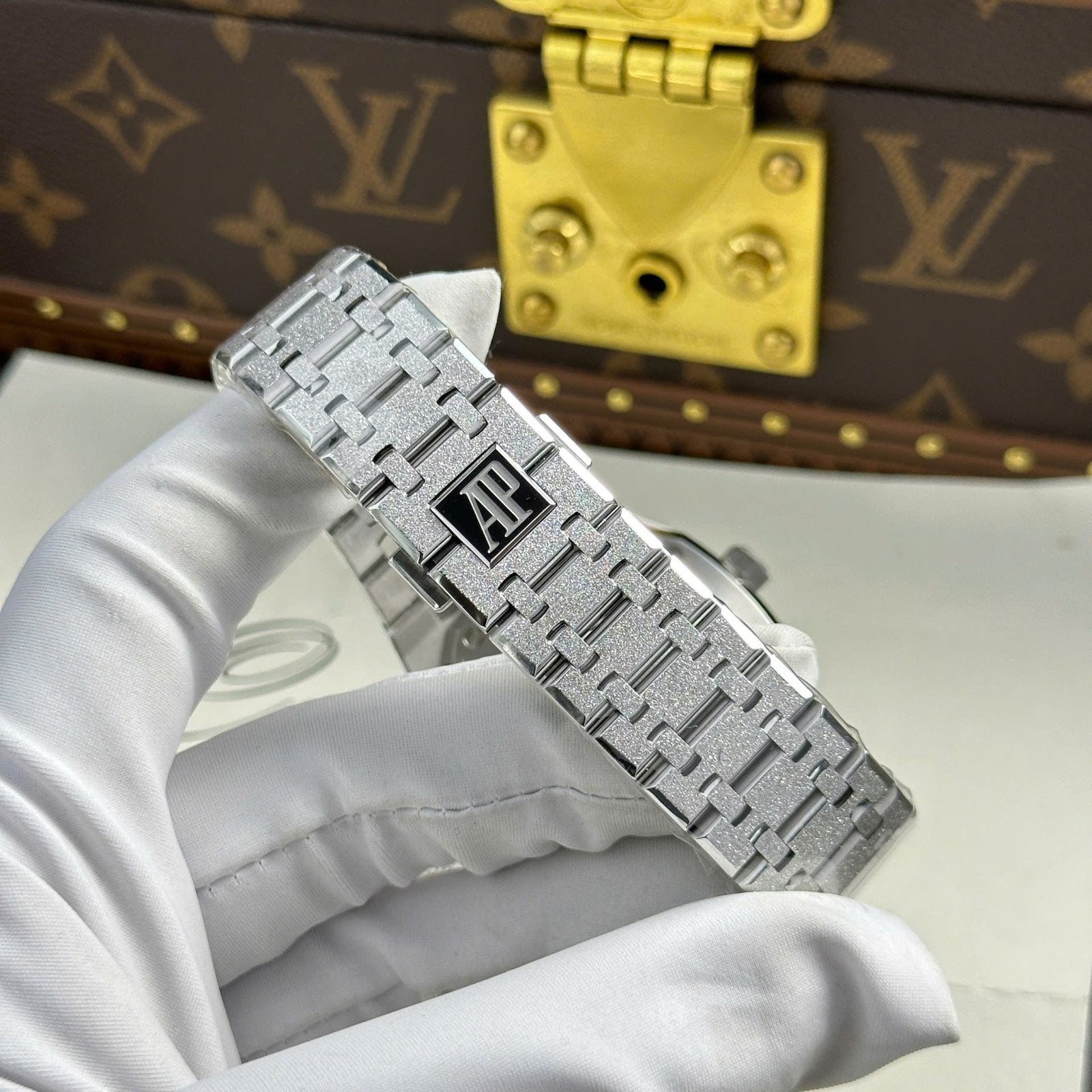 Audemars Piguet Royal Oak Frosted 15407 Watch Skeleton Dial 41mm