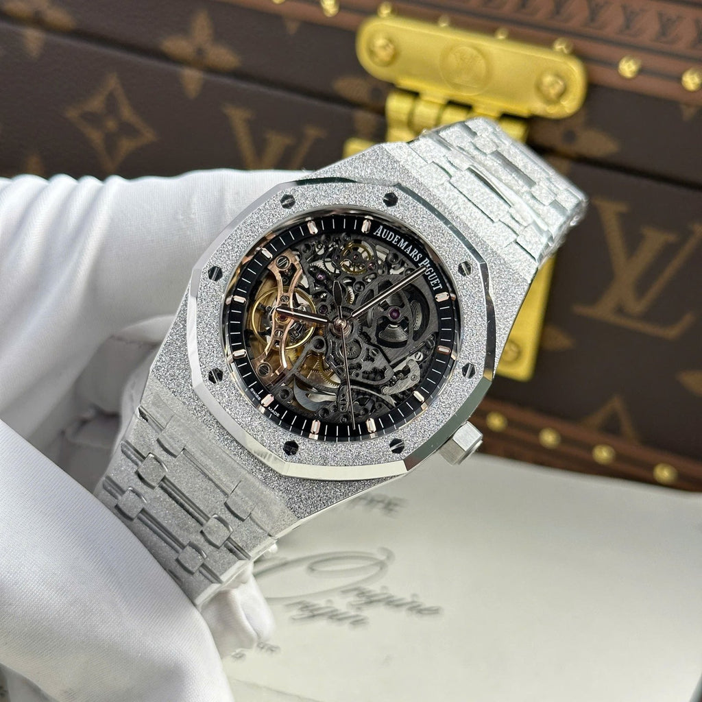 Audemars Piguet Royal Oak Frosted 15407 Watch Skeleton Dial 41mm