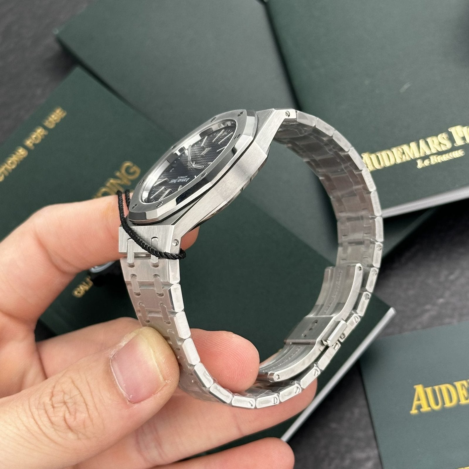 Audemars Piguet Watch Royal Oak Jumbo Extra-Thin 15202ST Blue Dial 39mm