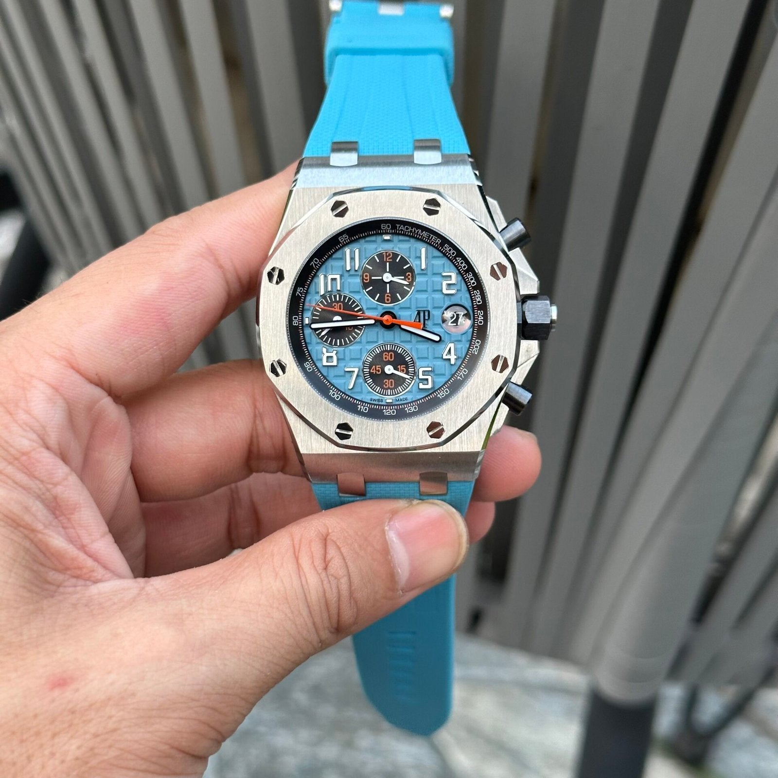 Audemars Piguet Royal Oak Offshoe 26238ST Blue Watch 42mm