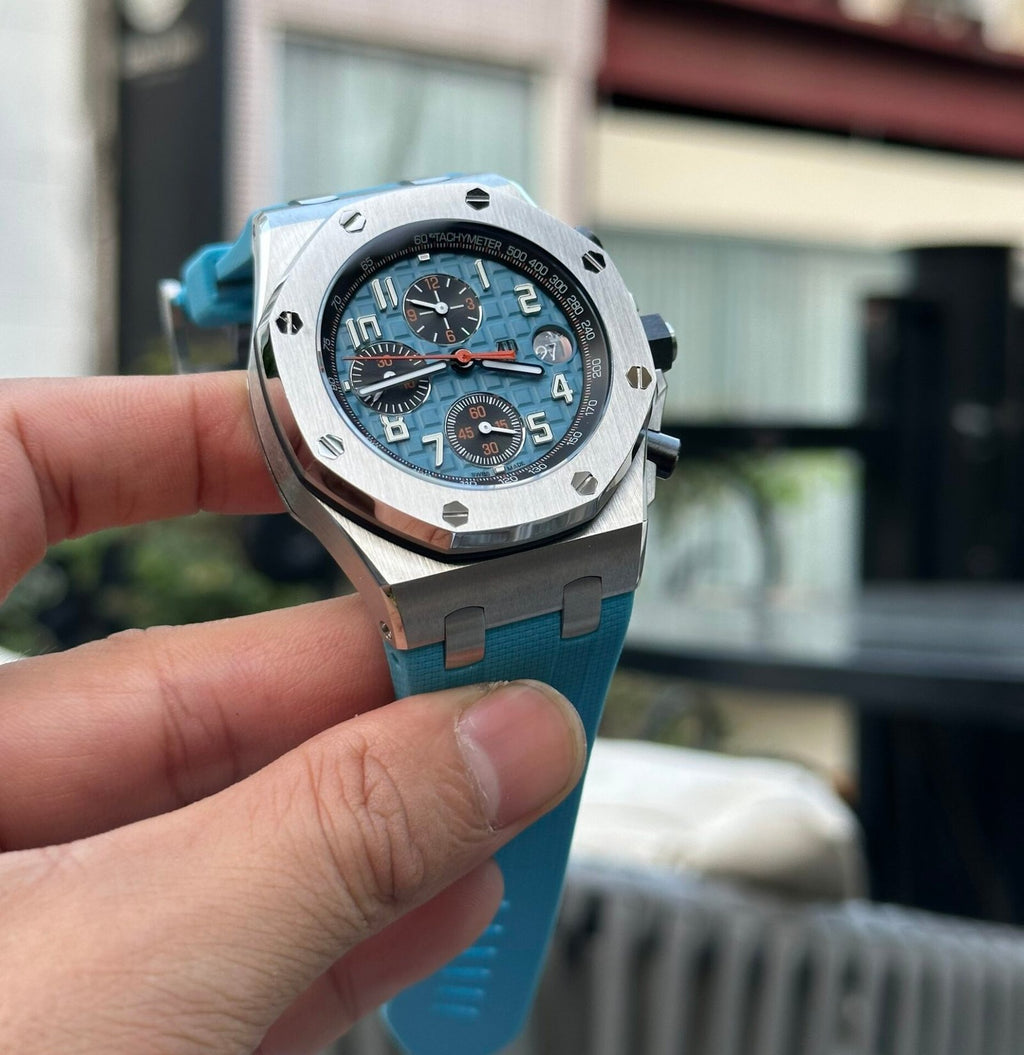 Audemars Piguet Royal Oak Offshoe 26238ST Blue Watch 42mm