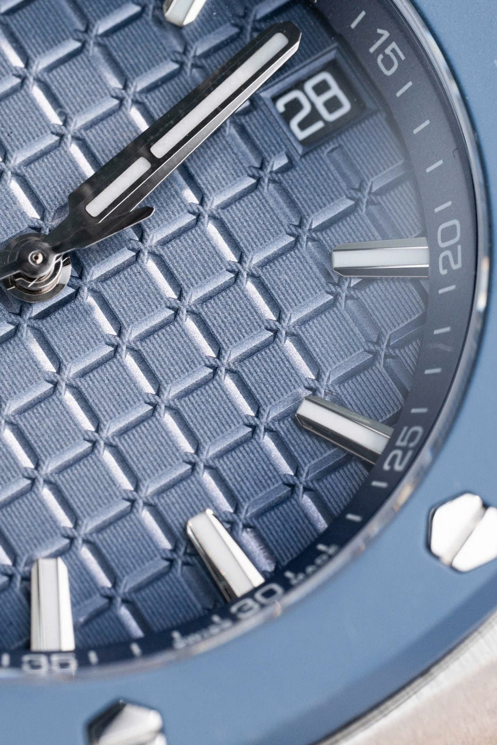 Audemars Piguet Watch Royal Oak Offshore 15605SK Bezel Rubber Bule 43mm