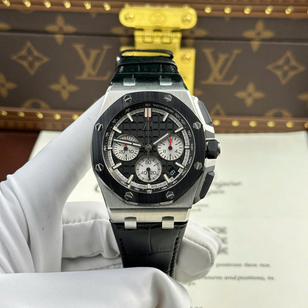 Audemars Piguet Royal Oak Offshore Chronograph 26420 Watch Black Dial 43mm