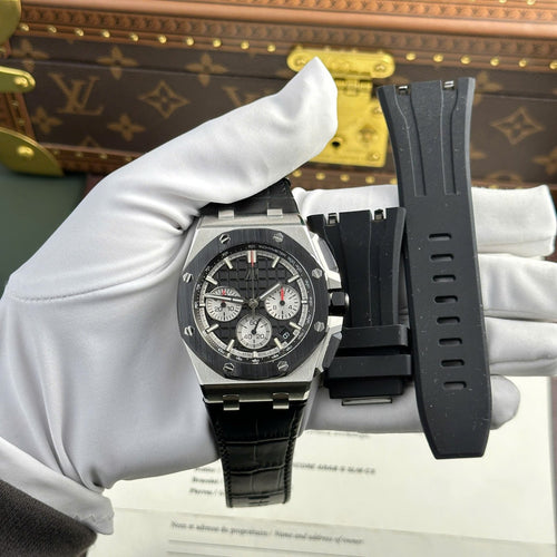 Audemars Piguet Royal Oak Offshore Chronograph 26420 Watch Black Dial 43mm