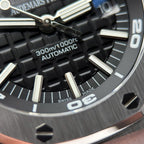 Audemars Piguet Royal Oak Offshore Diver 15710 Watch Black Dial Metal Wire 42mm