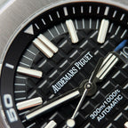 Audemars Piguet Royal Oak Offshore Diver 15710 Watch Black Dial Metal Wire 42mm