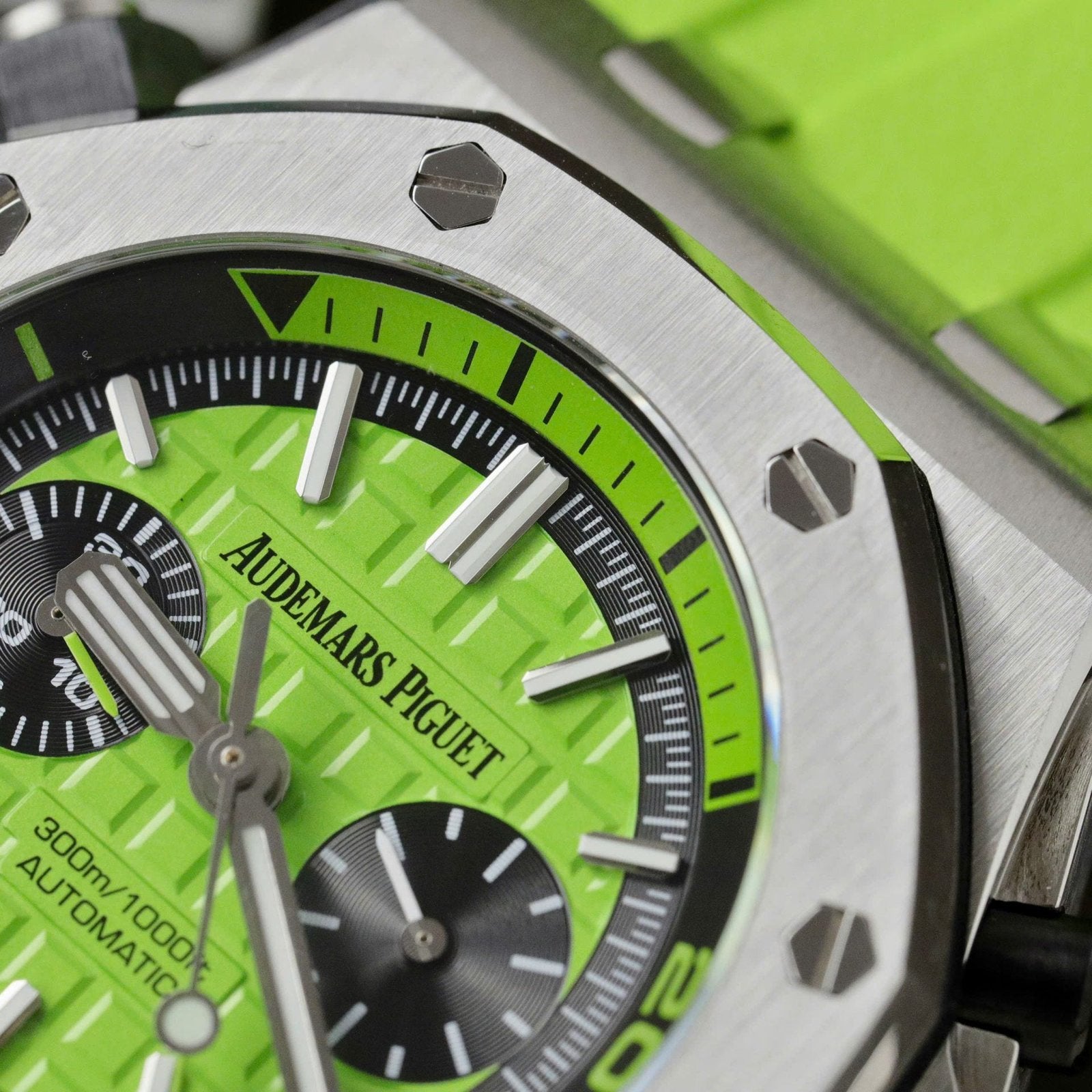 Audemars Piguet Royal Oak Offshore Chronograph Green Dial Watch 42mm