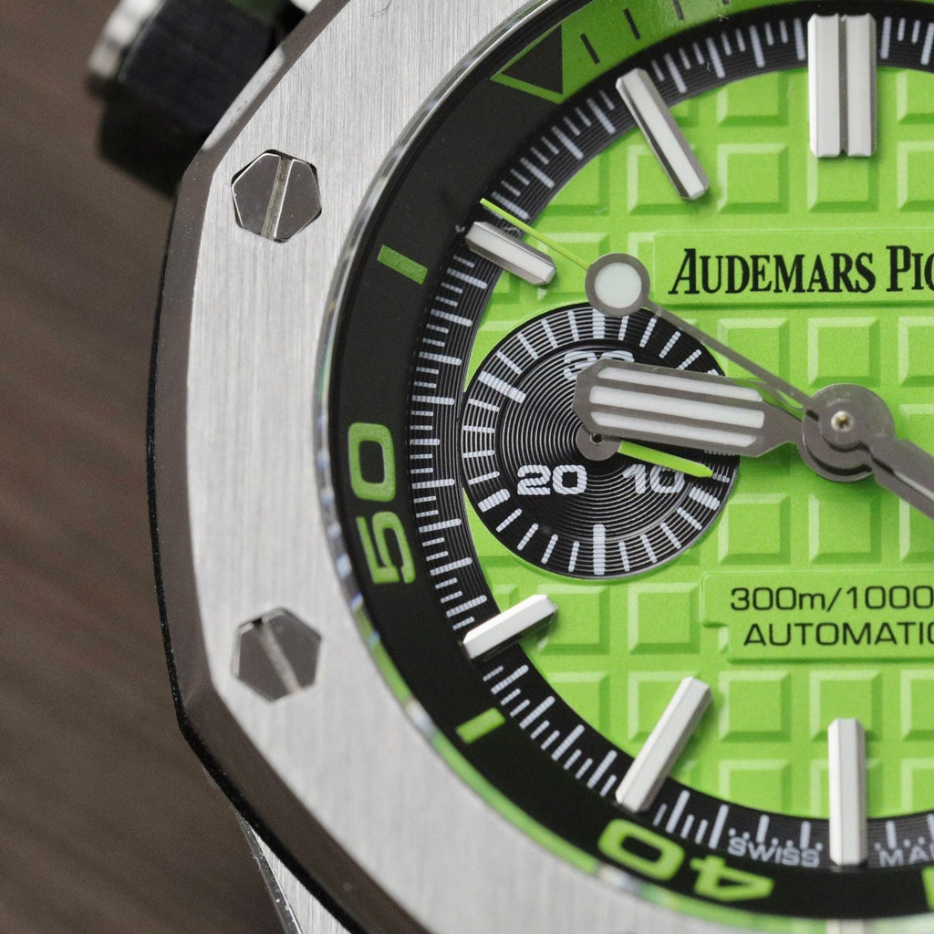 Audemars Piguet Royal Oak Offshore Chronograph Green Dial Watch 42mm
