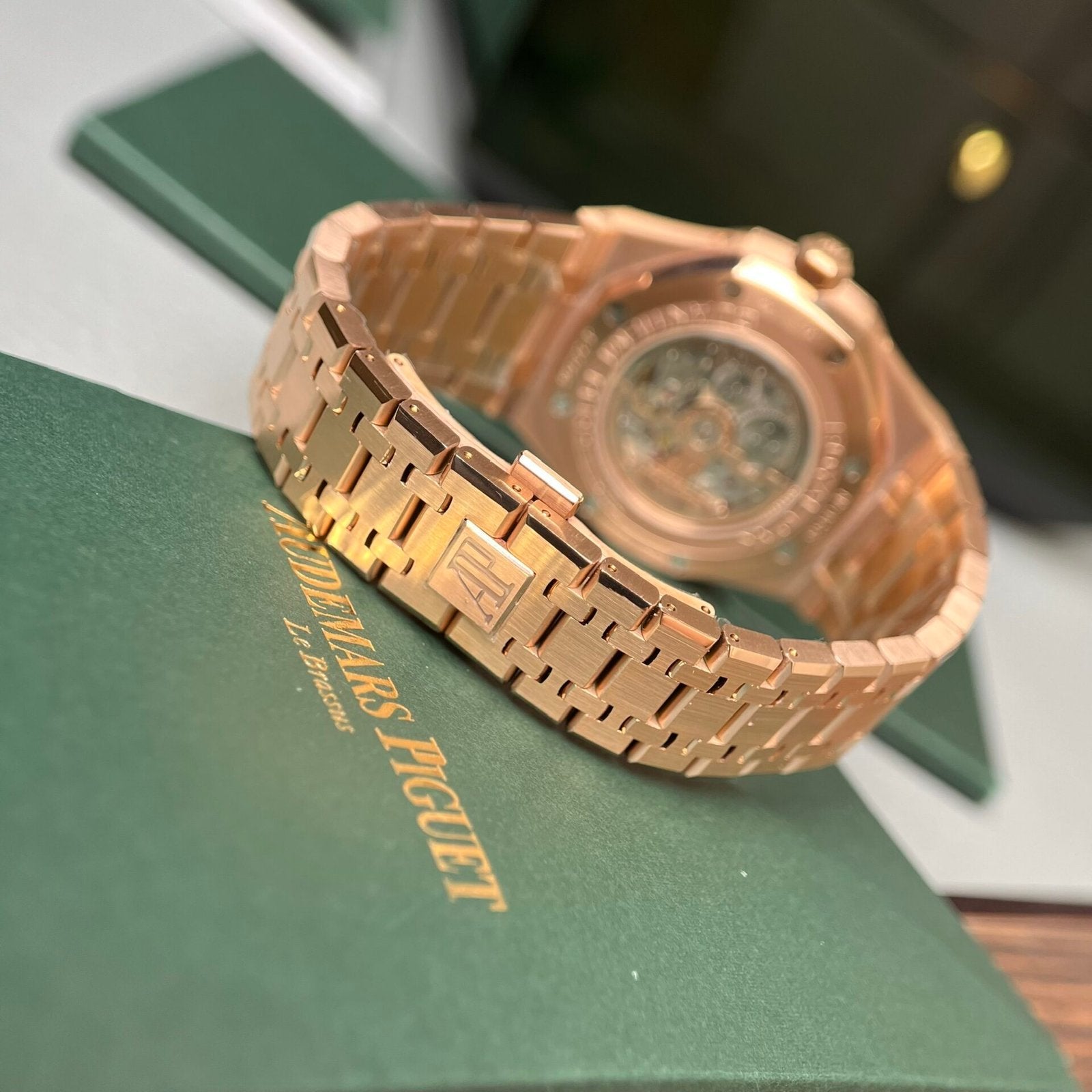 Audemars Piguet Watch Royal Oak Perpetual Calendar 26574 Rose Gold 41mm