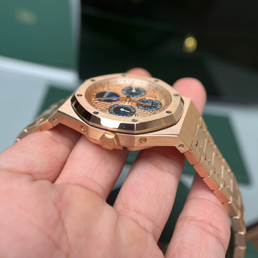 Audemars Piguet Watch Royal Oak Perpetual Calendar 26574 Rose Gold 41mm