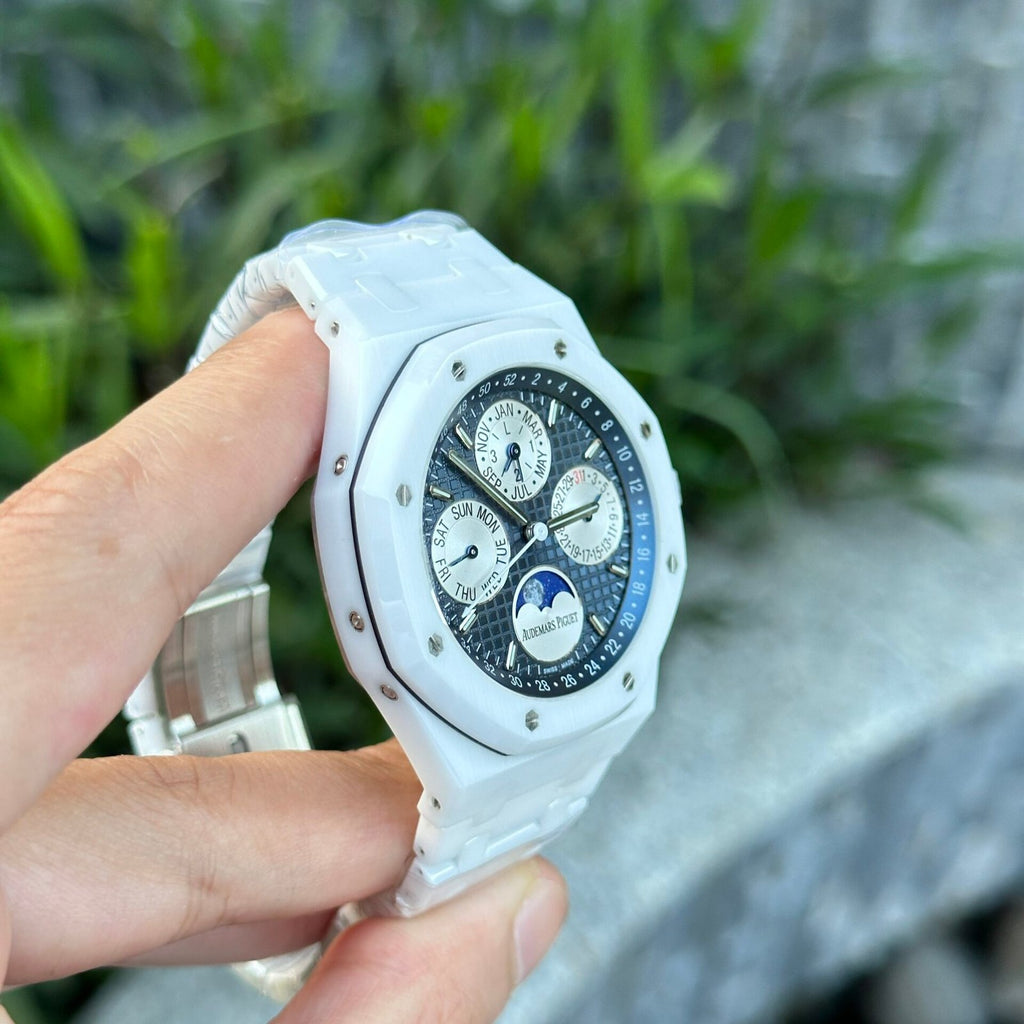 Audemars Piguet Watch Royal Oak Perpetual Calendar 26579CB White Ceramic 42mm