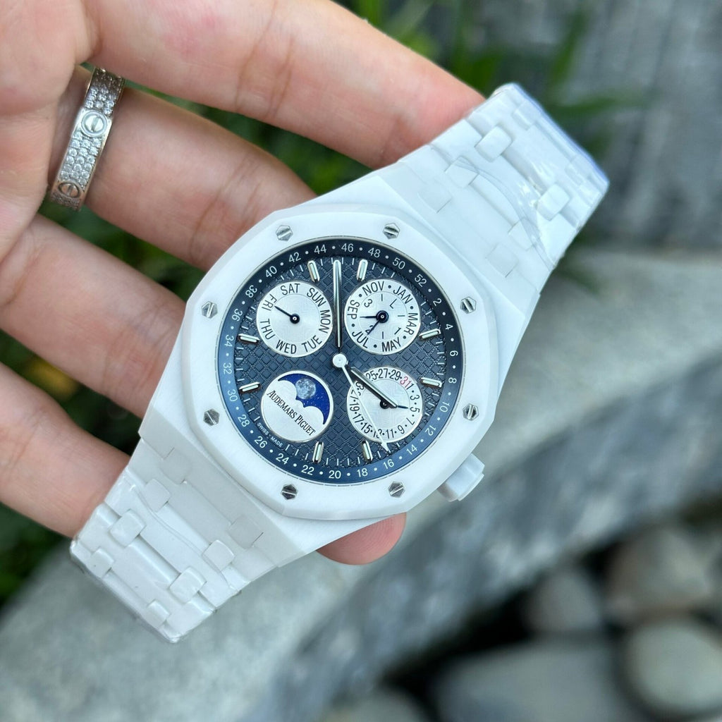 Audemars Piguet Watch Royal Oak Perpetual Calendar 26579CB White Ceramic 42mm
