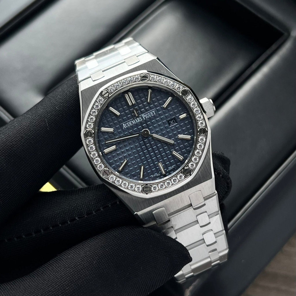 Audemars Piguet Watch Royal Oak Womens Dial Blue 34mm