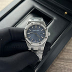 Audemars Piguet Watch Royal Oak Womens Dial Blue 34mm
