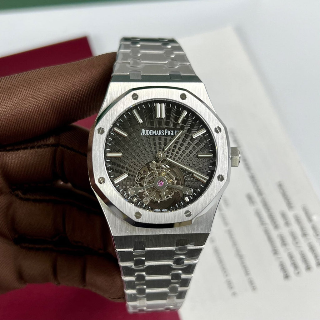 Audemars Piguet Watch Royal Oak Tourbillon 26522TI Gray Dial 41mm