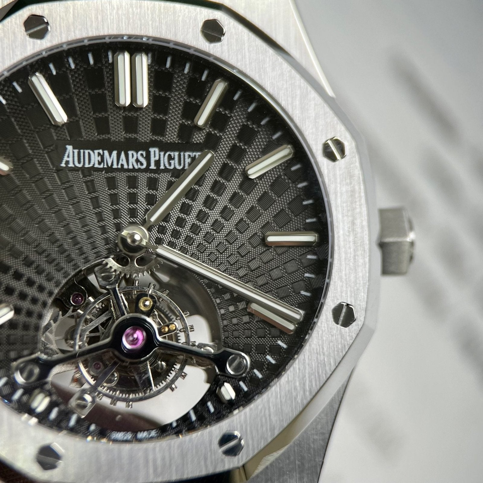 Audemars Piguet Watch Royal Oak Tourbillon 26522TI Gray Dial 41mm