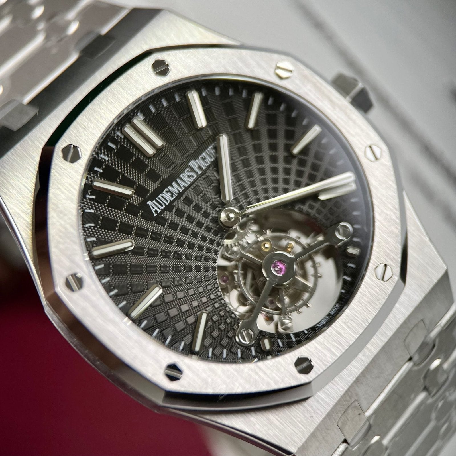 Audemars Piguet Watch Royal Oak Tourbillon 26522TI Gray Dial 41mm