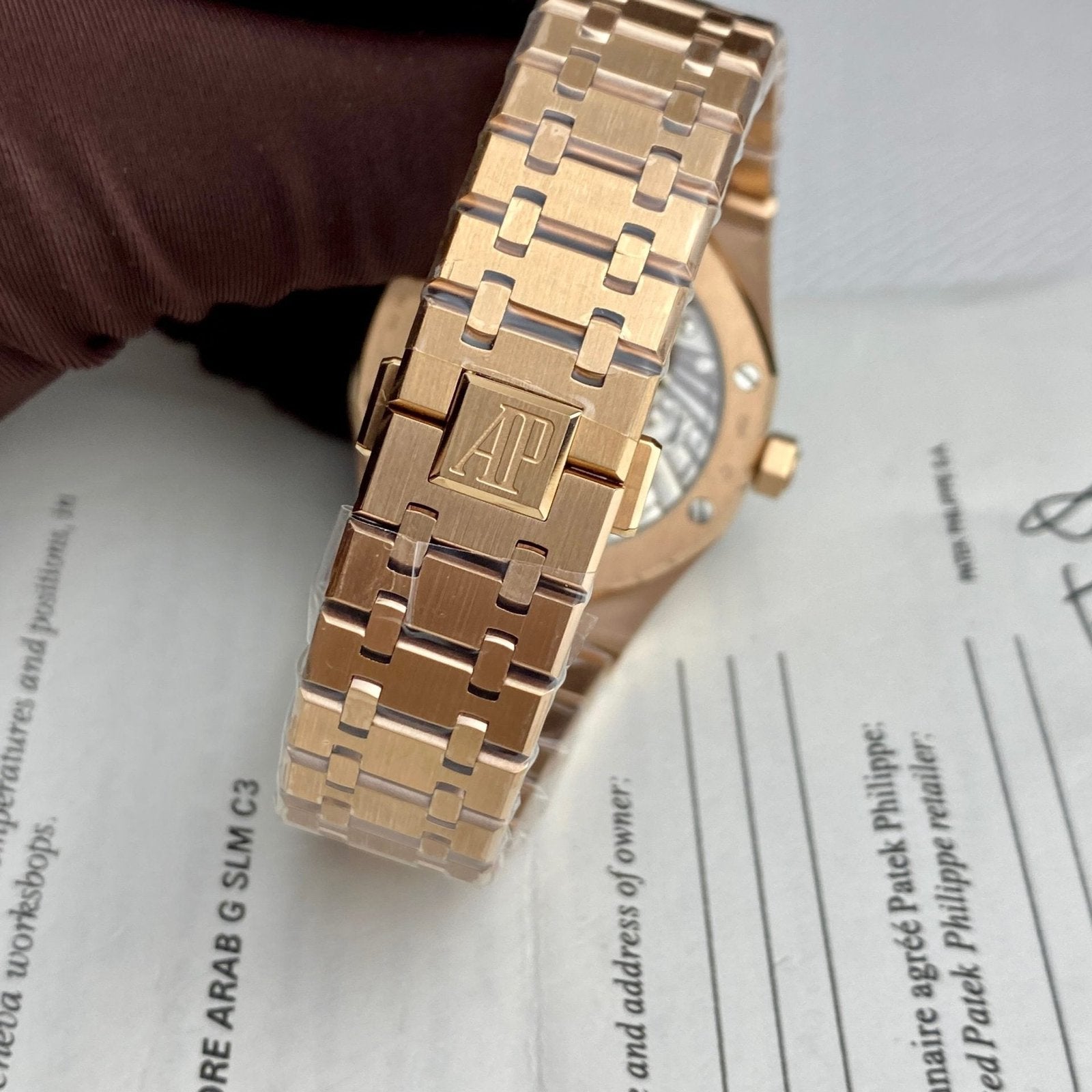 Audemars Piguet Watch Royal Oak Tourbillon Rose Gold 26522OR Dial Blue 41mm