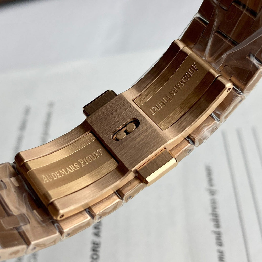 Audemars Piguet Watch Royal Oak Tourbillon Rose Gold 26522OR Dial Blue 41mm