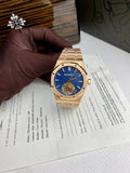 Audemars Piguet Watch Royal Oak Tourbillon Rose Gold 26522OR Dial Blue 41mm