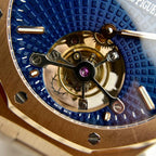Audemars Piguet Watch Royal Oak Tourbillon Rose Gold 26522OR Dial Blue 41mm