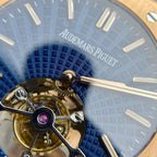 Audemars Piguet Watch Royal Oak Tourbillon Rose Gold 26522OR Dial Blue 41mm