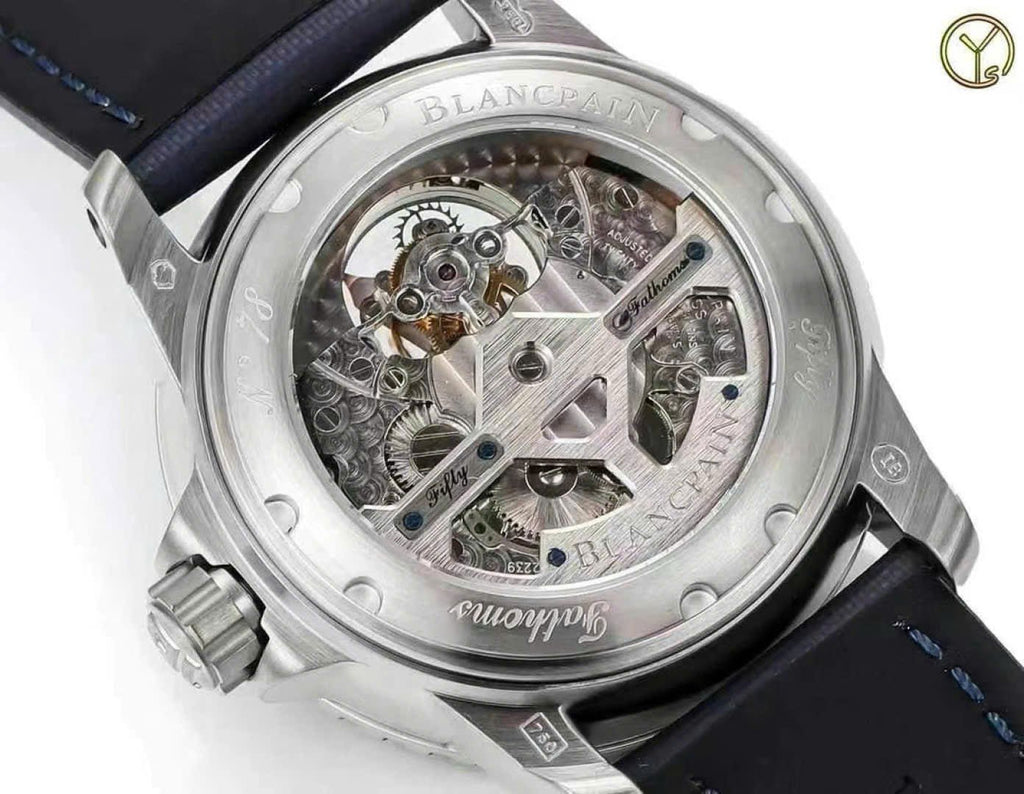 Blancpain Fifty Fathoms Tourbillon 8 Jours Watch Blue Dial 45mm