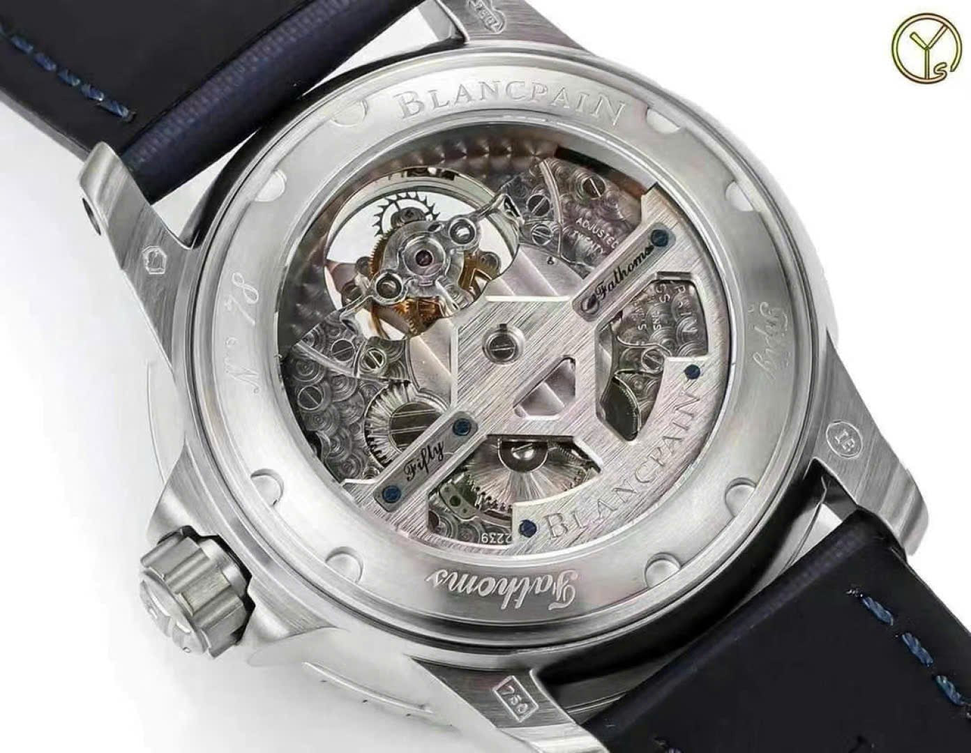 Blancpain Fifty Fathoms Tourbillon 8 Jours Watch Blue Dial 45mm